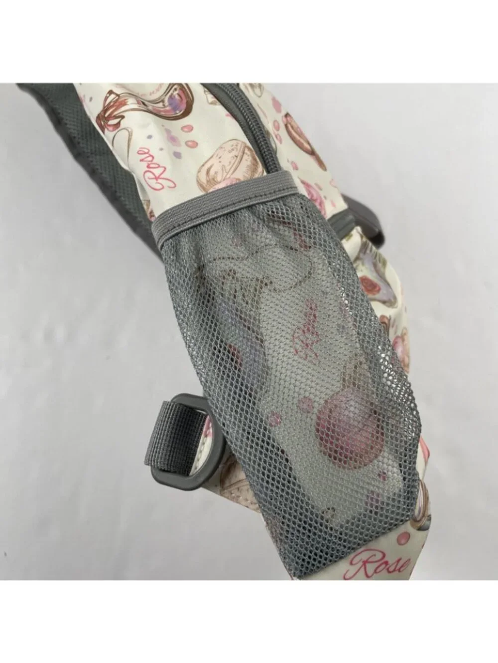 ZOMAKE Sling Backpack Crossbody Bag Travel Rose Cosmetics Perfume Print